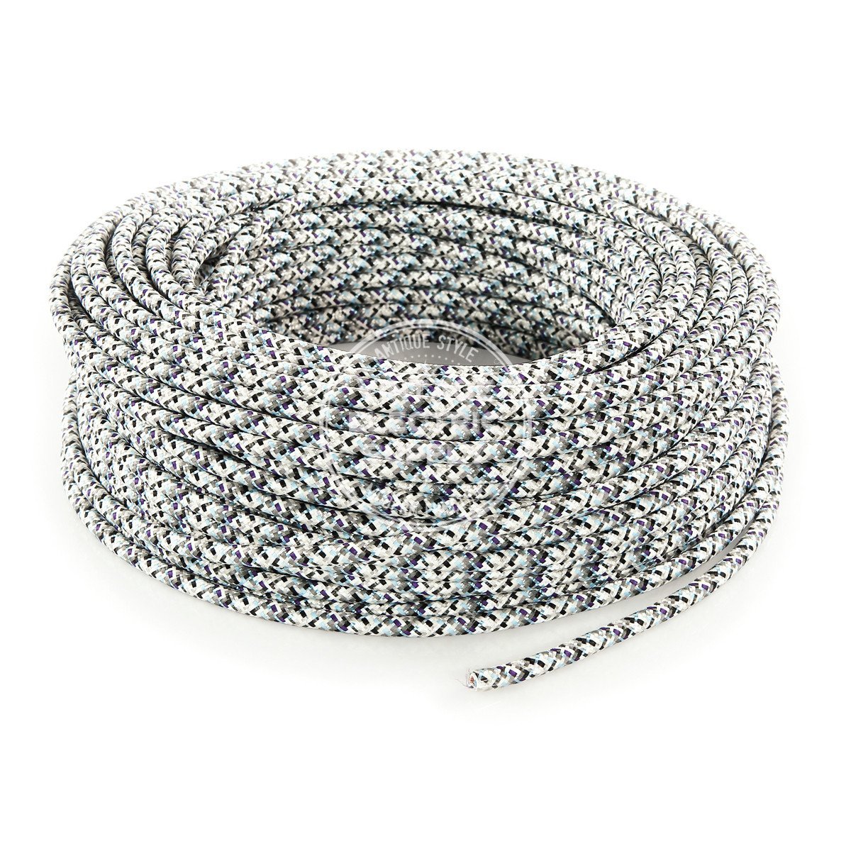 Diamond Ice Rayon Electric Cable  - Vintage Electric Supply