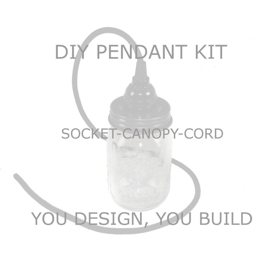 DIY Mason Jar Pendant Kit - Vintage Electric Supply