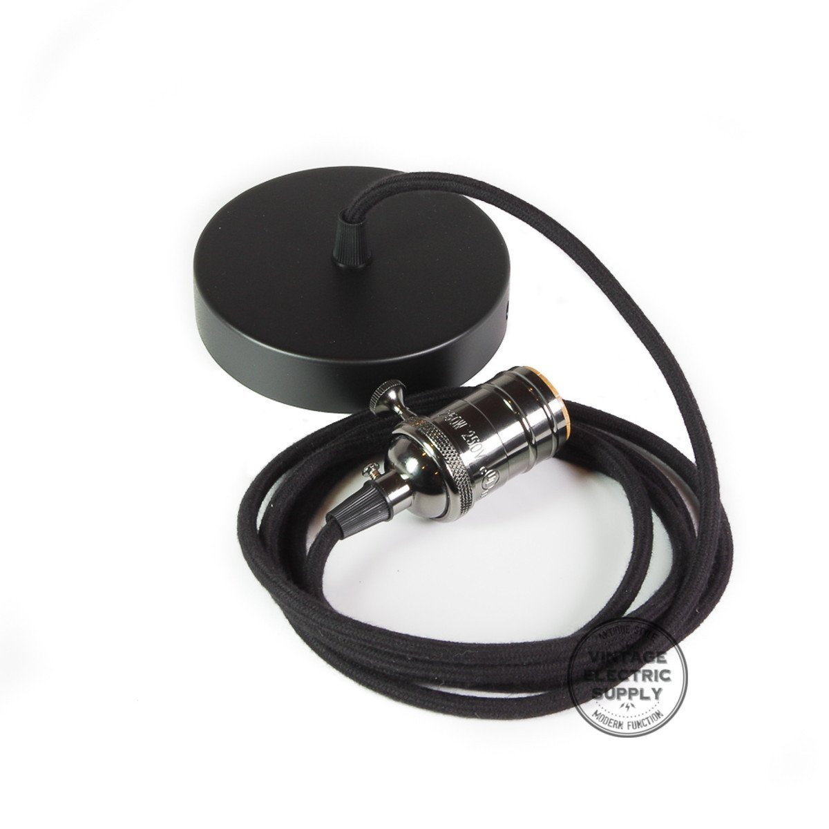 DIY Vintage Style Cast Brass Pendant Kit - Vintage Electric Supply