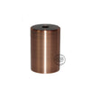 Flat Top Metal Socket Cover Kit - Aged Copper - Vintage Electric Supply