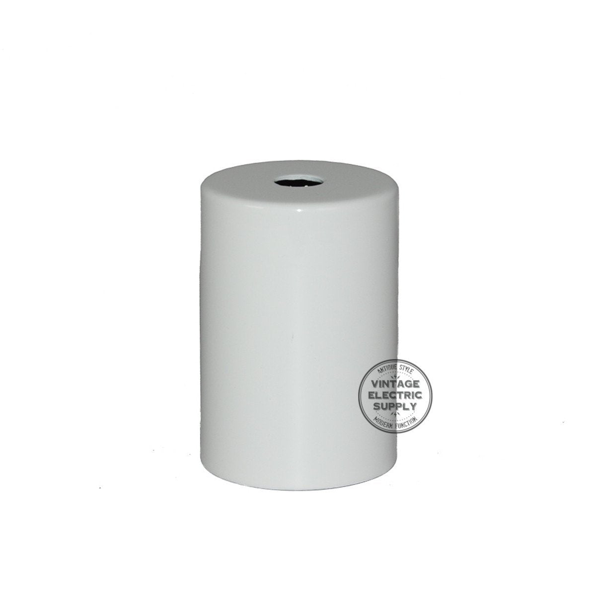 Flat Top Metal Socket Cover Kit - White - Vintage Electric Supply