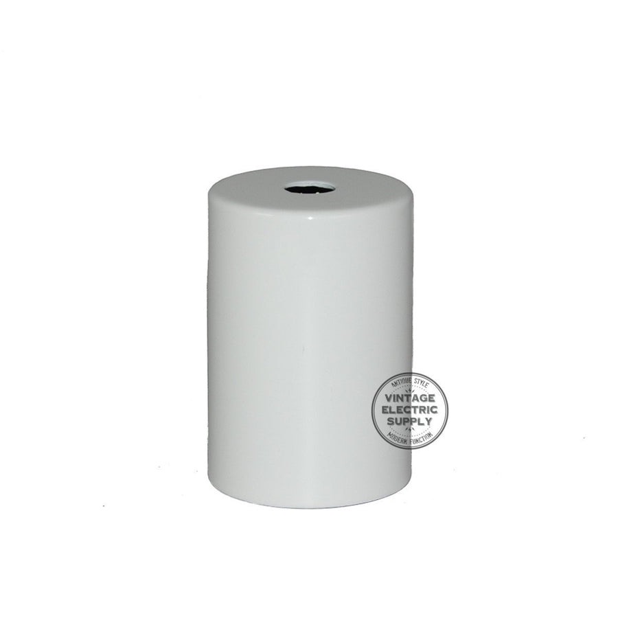 Flat Top Metal Socket Cover Kit - White - Vintage Electric Supply