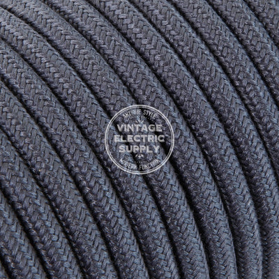 Graphite Raw Yarn Electric Cable  - Vintage Electric Supply