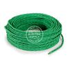 Green Rayon Twisted Electric Cable  - Vintage Electric Supply