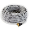 Grey Raw Yarn Twisted Re-Wire Kit - Vintage Electric Supply