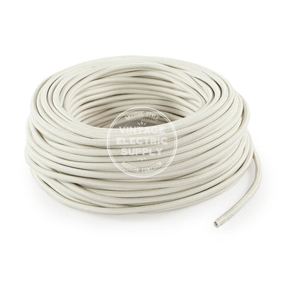 Ivory Rayon Electric Cable  - Vintage Electric Supply