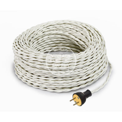 Ivory Rayon Twisted Re-Wire Kit - Vintage Electric Supply