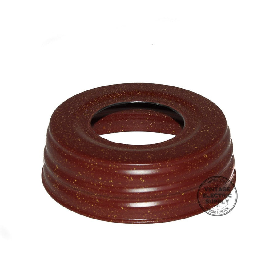 Mason Jar Lid - 1-3/8'' Hole - Barn Red - Vintage Electric Supply