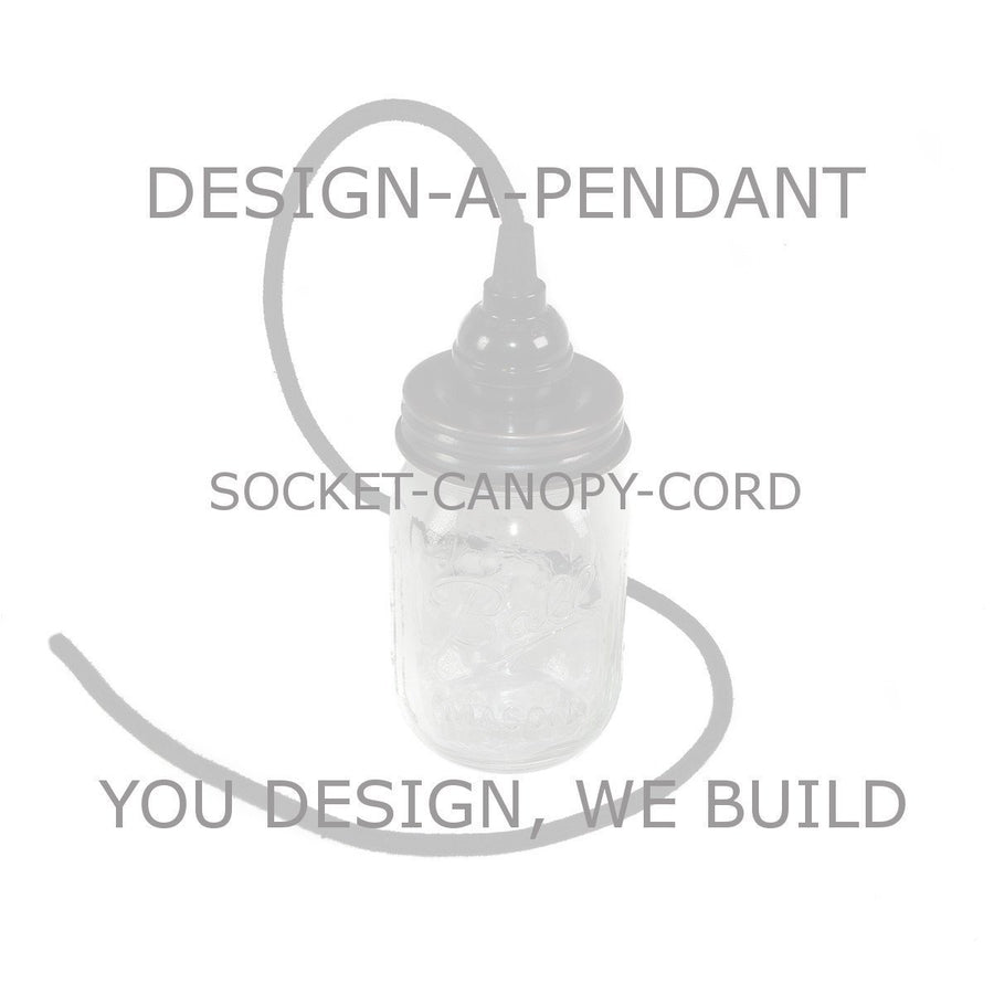 Mason Jar Pendant - Vintage Electric Supply