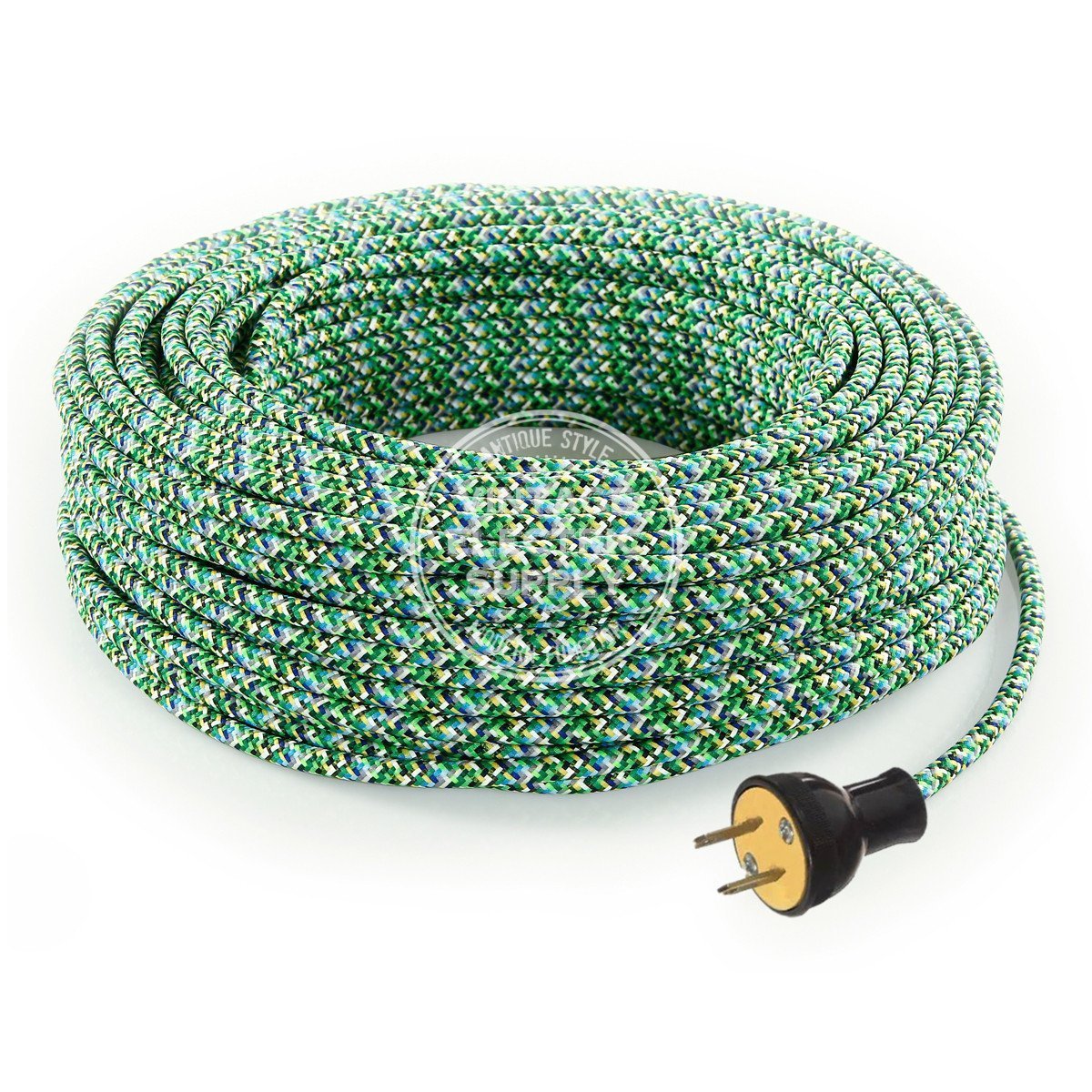 Mixed Greens Rayon Re-Wire Kit - Vintage Electric Supply