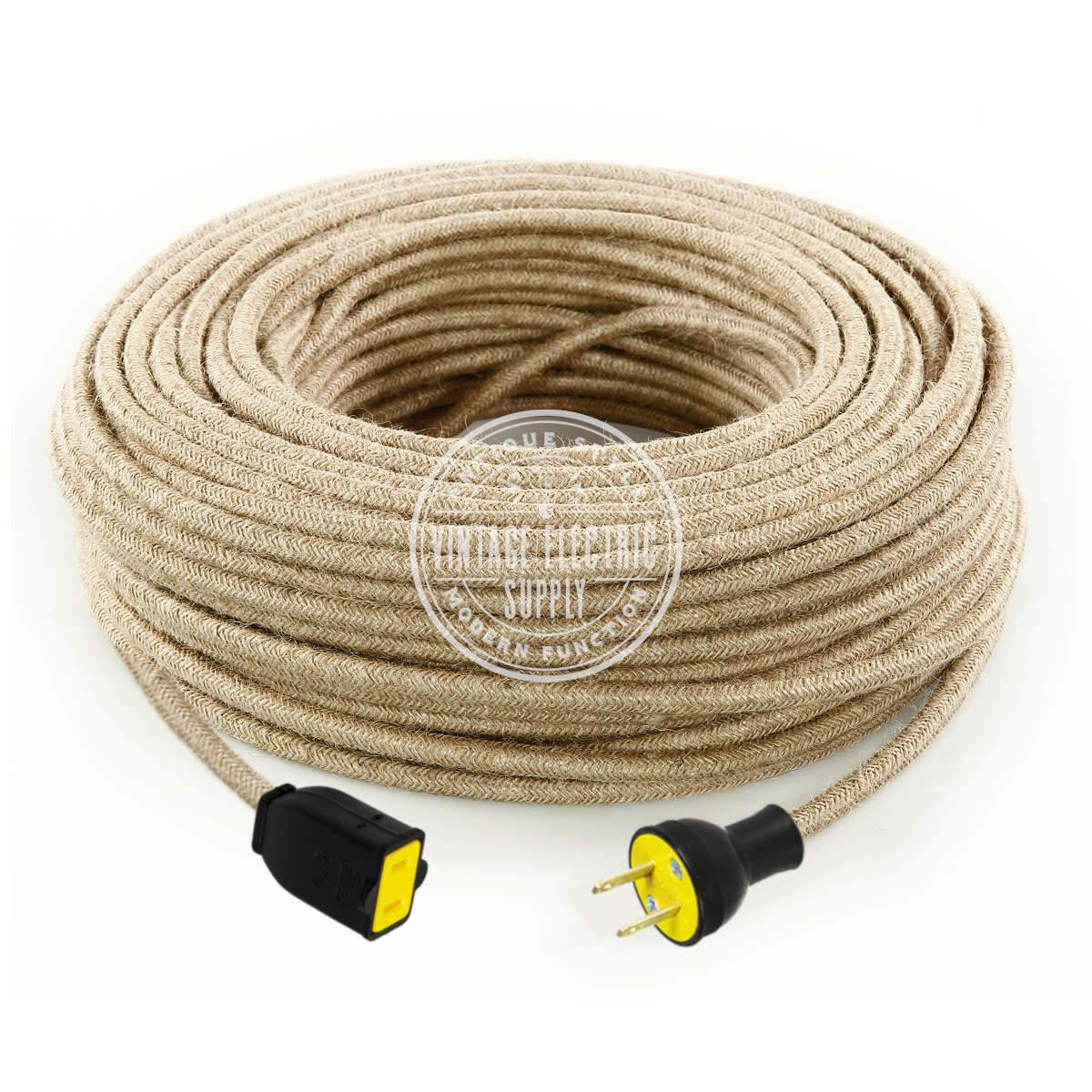Natural Jute Extension Cord