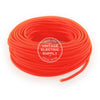 Neon Orange Rayon Electric Cable  - Vintage Electric Supply