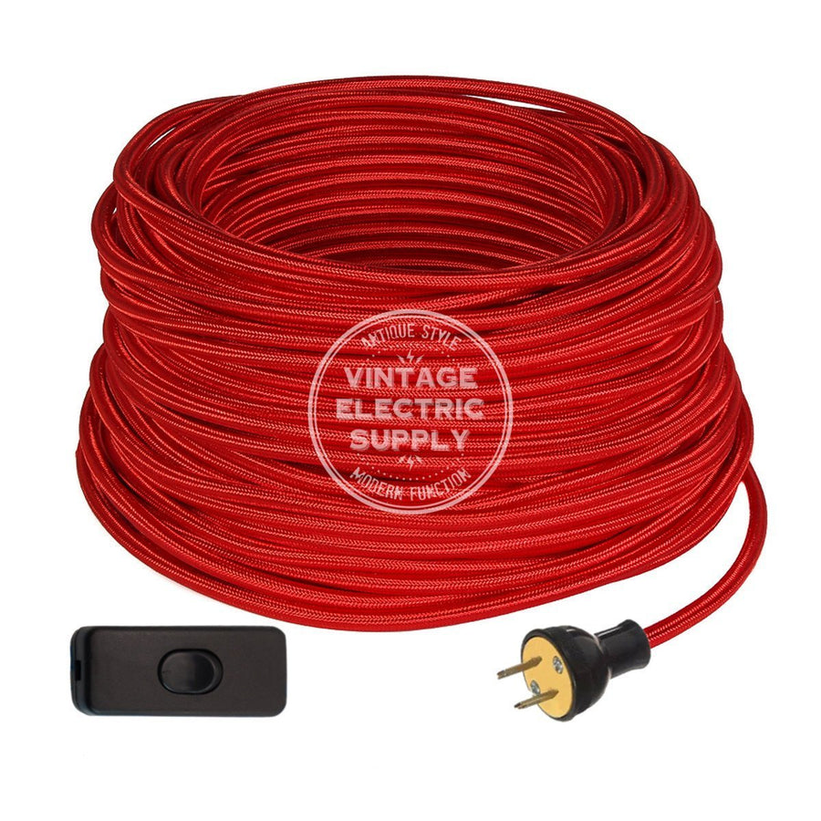 Ruby Rayon Re-Wire Kit with Switch - Vintage Electric Supply