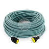 Sage Raw Yarn Extension Cord - Vintage Electric Supply