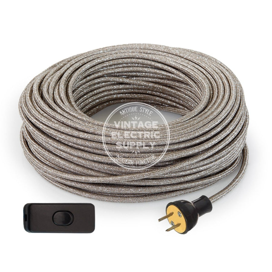 Sand Glitter Re-Wire Kit with Switch - Vintage Electric Supply