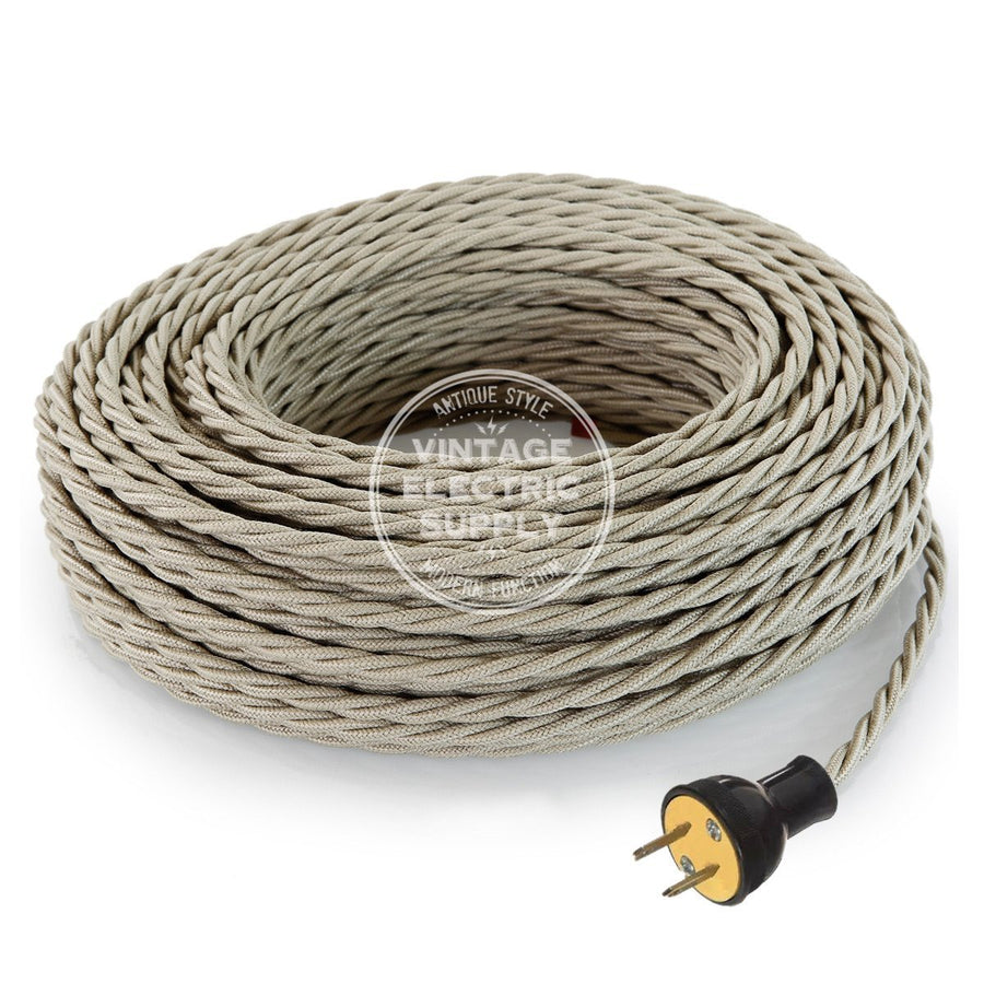 Sand Raw Yarn Twisted Re-Wire Kit - Vintage Electric Supply