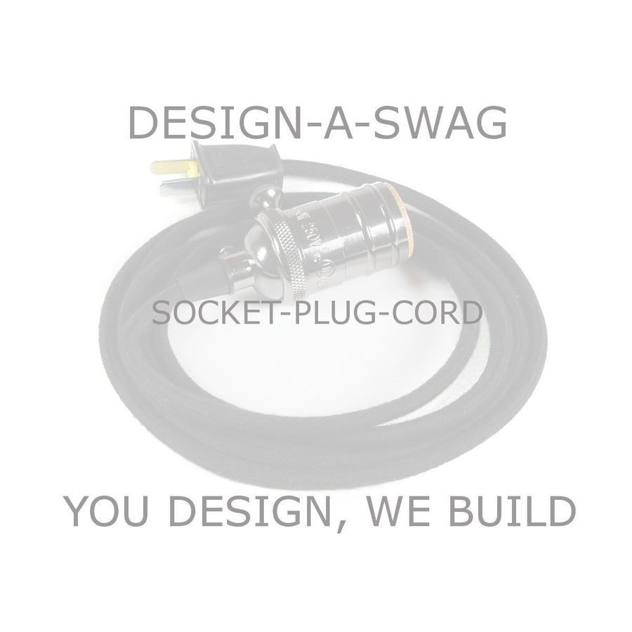 Vintage Style Cast Brass Swag - Vintage Electric Supply