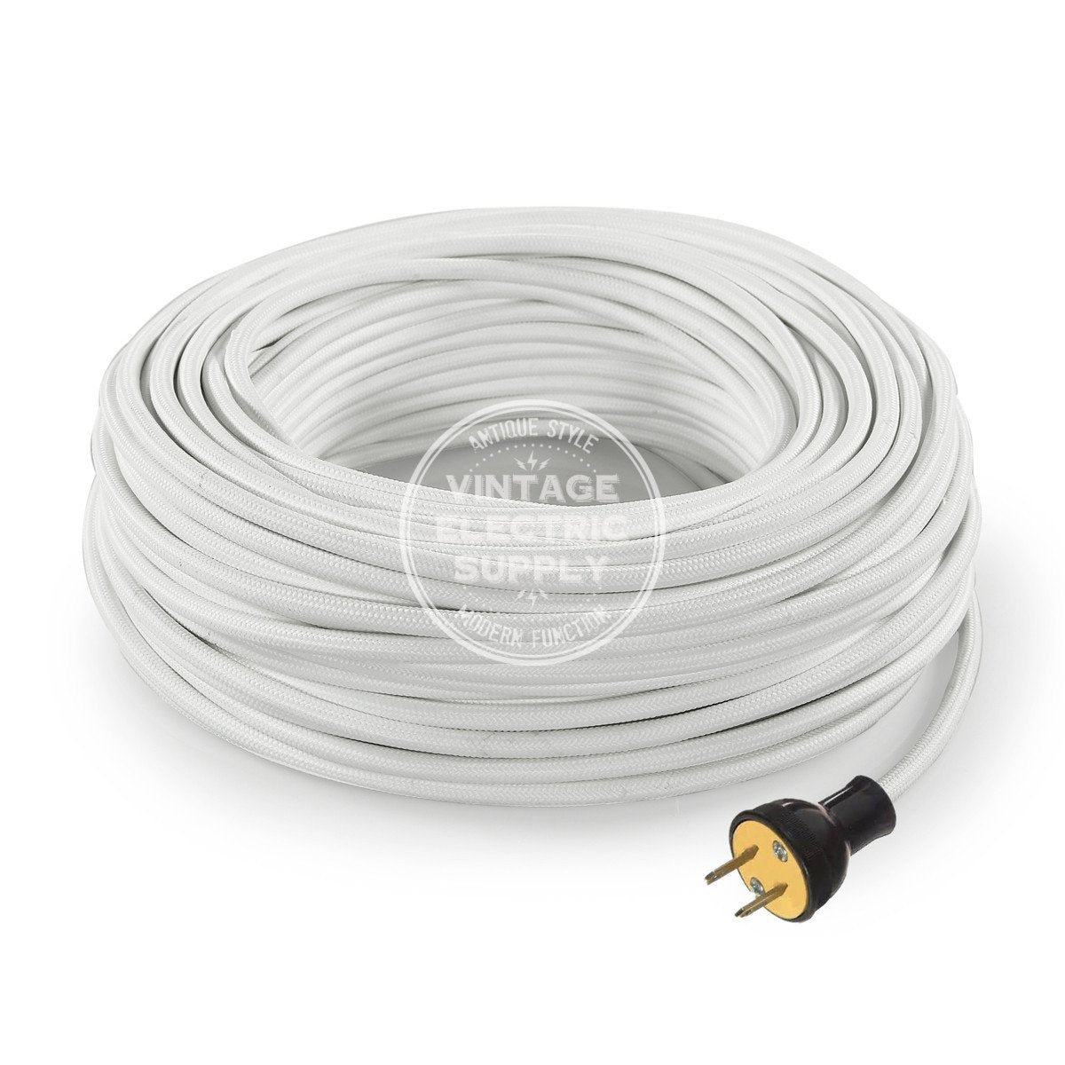 White Rayon Re-Wire Kit - Vintage Electric Supply