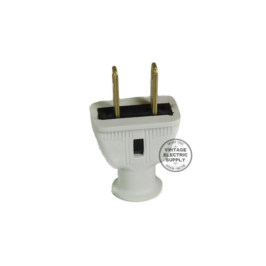 White Rubber Plug - Vintage Electric Supply